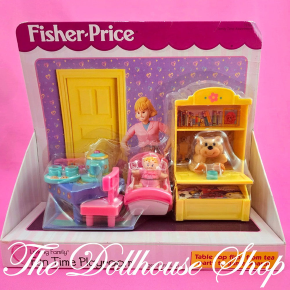 Fisher Price Loving Family Dollhouse Fun Time Playroom-Toys & Hobbies:Preschool Toys & Pretend Play:Fisher-Price:1963-Now:Dollhouses-Fisher-Price-Bedroom,Dollhouse,Fisher Price,Kids Bedroom,Loving Family,New,New Boxed Sets,Nursery Room,Playroom-The Dollhouse Shop
