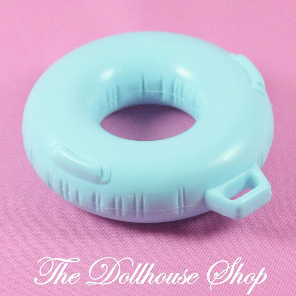 Fisher Price Loving Family Dollhouse Fun at the Lake Blue Inner Tube Tire Boat-Toys & Hobbies:Preschool Toys & Pretend Play:Fisher-Price:1963-Now:Dollhouses-Fisher-Price-Beach and Boat Sets,Camping Sets,Dollhouse,Dream Dollhouse,Fisher Price,Loving Family,Swimming Pool Sets,Used-The Dollhouse Shop