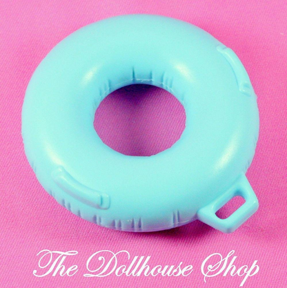 Fisher Price Loving Family Dollhouse Fun at the Lake Blue Inner Tube Tire Boat-Toys & Hobbies:Preschool Toys & Pretend Play:Fisher-Price:1963-Now:Dollhouses-Fisher-Price-Beach and Boat Sets,Camping Sets,Dollhouse,Dream Dollhouse,Fisher Price,Loving Family,Swimming Pool Sets,Used-The Dollhouse Shop