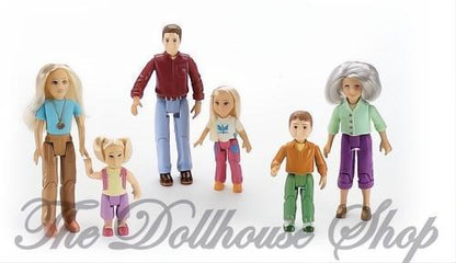 Fisher Price Loving Family Dollhouse Grandma Brother Dad Mom Girl Dolls-The Dollhouse Shop