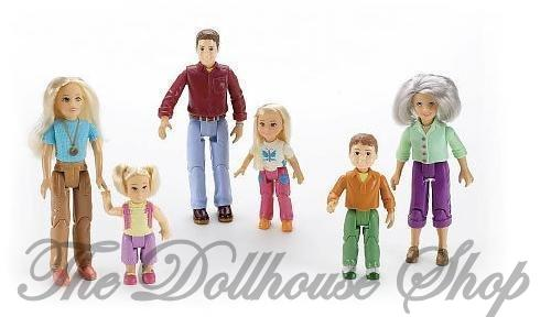 Fisher Price Loving Family Dollhouse Grandma Brother Dad Mom Girl