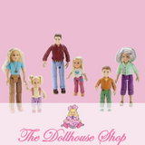 Fisher Price Loving Family Dollhouse Grandma Brother Dad Mom Girl Dolls-Toys & Hobbies:Preschool Toys & Pretend Play:Fisher-Price:1963-Now:Dollhouses-Fisher-Price-Dollhouse, Dolls, Fisher Price, Loving Family, New, New Boxed Sets-027084452570-The Dollhouse Shop