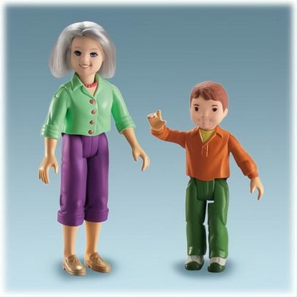 Fisher-Price Loving Family Dollhouse Grandma and Brother Dolls-The Dollhouse Shop
