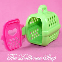 Fisher Price Loving Family Dollhouse Green Pet Carrier Cat Dog Bed-Toys & Hobbies:Preschool Toys & Pretend Play:Fisher-Price:1963-Now:Dollhouses-Fisher-Price-Animal & Pet Accessories,Dollhouse,Fisher Price,Loving Family,Used-Fisher Price Loving Family Dollhouse green pet carrier for cats or dogs, perfect for pretend play. Find it now at The Dollhouse Shop!-The Dollhouse Shop