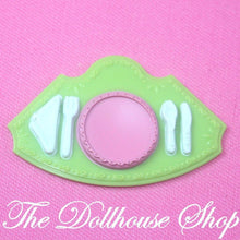 Fisher Price Loving Family Dollhouse Green Place Setting Kitchen Food tray-Toys & Hobbies:Preschool Toys & Pretend Play:Fisher-Price:1963-Now:Dollhouses-Fisher-Price-Backyard Fun,Dining Room,Dollhouse,Fisher Price,Food Accessories,Green,Kitchen,Loving Family,Outdoor Furniture,Used-Fisher Price Loving Family Dollhouse Green Cabana food tray perfect for pretend play. Find this and more fun dollhouse items at The Dollhouse Shop!-The Dollhouse Shop