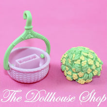 Fisher Price Loving Family Dollhouse Hanging Potted Plant Garden Flowers-The Dollhouse Shop
