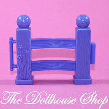 Fisher Price Loving Family Dollhouse Horse Pony Stable Purple Fence Piece-Toys & Hobbies:Preschool Toys & Pretend Play:Fisher-Price:1963-Now:Dollhouses-Fisher-Price-Dollhouse,Fisher Price,Horses & Stables,Loving Family,Purple,Used-The Dollhouse Shop