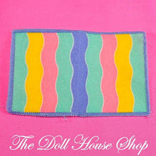 Fisher Price Loving Family Dollhouse Kids Playroom Wavy Floor Rug Mat-Toys & Hobbies:Preschool Toys & Pretend Play:Fisher-Price:1963-Now:Dollhouses-Fisher-Price-Bedroom,Blankets & Rugs,Dollhouse,Fisher Price,Loving Family,Soft Furnishings,Used-Fisher Price Loving Family Dollhouse colorful floor rug for playrooms or doll beach fun. Perfect for pretend play! Shop now at The Dollhouse Shop!-The Dollhouse Shop