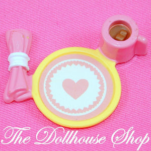 Fisher Price Loving Family Dollhouse Kitchen Pink Valentines Food Plate-Toys & Hobbies:Preschool Toys & Pretend Play:Fisher-Price:1963-Now:Dollhouses-Fisher-Price-Dining Room, Dollhouse, Dream Dollhouse, Fisher Price, Food Accessories, Holidays & Seasonal, Kitchen, Loving Family, Used-The Dollhouse Shop