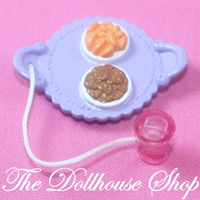 Fisher Price Loving Family Dollhouse Kitchen Purple Snack Food Tray-Toys & Hobbies:Preschool Toys & Pretend Play:Fisher-Price:1963-Now:Dollhouses-Fisher-Price-Dollhouse,Fisher Price,Food Accessories,Kids Bedroom,Loving Family,Used-The Dollhouse Shop