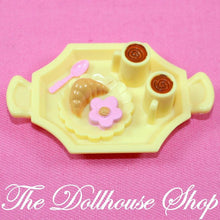 Fisher Price Loving Family Dollhouse Kitchen Yellow Croissant Food Plate Tray Drink-Toys & Hobbies:Preschool Toys & Pretend Play:Fisher-Price:1963-Now:Dollhouses-Fisher-Price-Dollhouse,Fisher Price,Food Accessories,Kitchen,Loving Family,New-Fisher Price Loving Family Dollhouse yellow dessert tray for pretend play. Perfect for Barbie & more. Shop now at The Dollhouse Shop!-The Dollhouse Shop