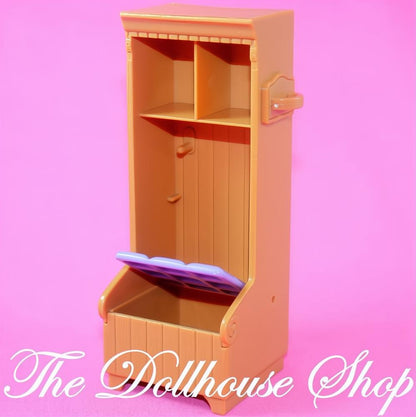 Fisher Price Loving Family Dollhouse Laundry Cabinet Storage Cupboard mudroom-The Dollhouse Shop