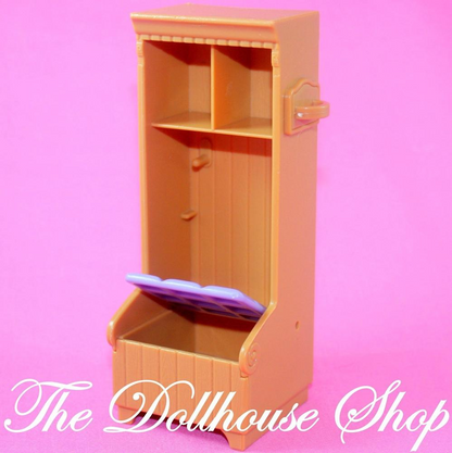 Fisher Price Loving Family Dollhouse Laundry Cabinet Storage Cupboard mudroom-Toys & Hobbies:Preschool Toys & Pretend Play:Fisher-Price:1963-Now:Dollhouses-Fisher-Price-Dollhouse,Fisher Price,Laundry Room,Loving Family,Used-The Dollhouse Shop