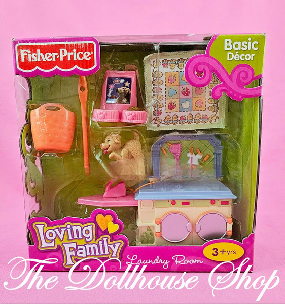 Fisher Price Loving Family Dollhouse Laundry Room New – The