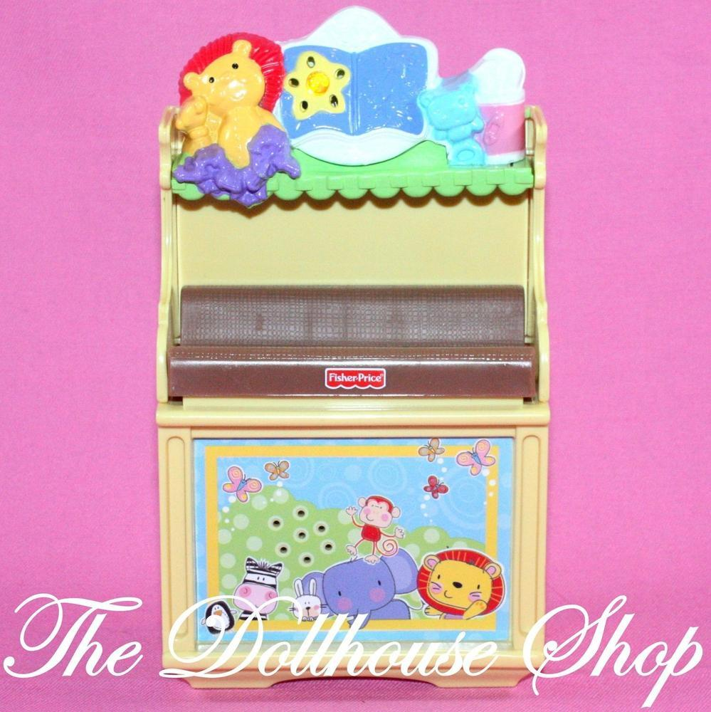 Fisher Price Loving Family Dollhouse Lights Sounds Baby Nursery Table Changing-Toys & Hobbies:Preschool Toys & Pretend Play:Fisher-Price:1963-Now:Dollhouses-Fisher-Price-Baby,Dollhouse,Fisher Price,Loving Family,Nursery Room,Used-The Dollhouse Shop