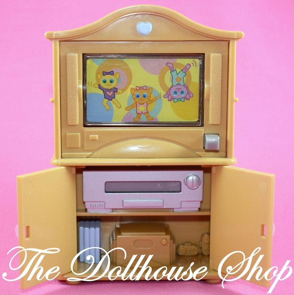 Fisher Price Loving Family Dollhouse Lights sounds pretend TV Television DVD Video-Toys & Hobbies:Preschool Toys & Pretend Play:Fisher-Price:1963-Now:Dollhouses-The Dollhouse Shop-Dollhouse,Fisher Price,Kids Bedroom,Living Room,Loving Family,Used-The Dollhouse Shop