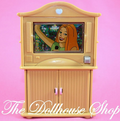 Fisher Price Loving Family Dollhouse Lights sounds pretend TV Television DVD Video-Toys & Hobbies:Preschool Toys & Pretend Play:Fisher-Price:1963-Now:Dollhouses-The Dollhouse Shop-Dollhouse,Fisher Price,Kids Bedroom,Living Room,Loving Family,Used-The Dollhouse Shop