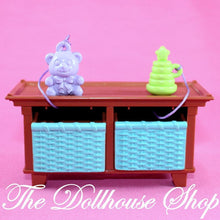 Fisher Price Loving Family Dollhouse Living Room Brown Coffee Table Drawers-Toys & Hobbies:Preschool Toys & Pretend Play:Fisher-Price:1963-Now:Dollhouses-Fisher-Price-Brown,Dollhouse,Fisher Price,Lamps & Coffee Tables,Living Room,Loving Family,Nursery Room,Used-Fisher Price Loving Family Dollhouse brown coffee table with sliding drawers and toys. Perfect for playtime fun! Shop now at The Dollhouse Shop!-The Dollhouse Shop