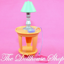 Fisher Price Loving Family Dollhouse Living Room Lamp Table CD Headphones-Toys & Hobbies:Preschool Toys & Pretend Play:Fisher-Price:1963-Now:Dollhouses-Fisher-Price-Dollhouse,Fisher Price,Lamps & Coffee Tables,Living Room,Loving Family,Used-The Dollhouse Shop