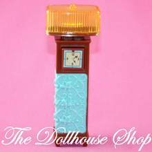 Fisher Price Loving Family Dollhouse Living Room Light Up Lamp Clock-Toys & Hobbies:Preschool Toys & Pretend Play:Fisher-Price:1963-Now:Dollhouses-Fisher-Price-Brown,Dollhouse,Fisher Price,Lamps & Coffee Tables,Living Room,Loving Family,Office-The Dollhouse Shop