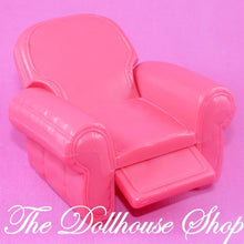 Fisher Price Loving Family Dollhouse Living Room Pink Recliner Sofa Armchair-Toys & Hobbies:Preschool Toys & Pretend Play:Fisher-Price:1963-Now:Dollhouses-Fisher-Price-Chairs,Dollhouse,Fisher Price,Living Room,Loving Family,Sweet sounds,Used-Fisher Price Loving Family Dollhouse pink recliner sofa for dollhouses. Perfect for playtime fun! Find it now at The Dollhouse Shop!-The Dollhouse Shop