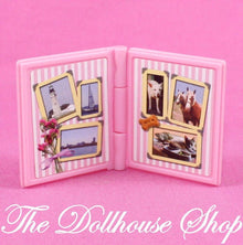Fisher Price Loving Family Dollhouse Miniature Pink horse Pony Book Doll Nursery-Toys & Hobbies:Preschool Toys & Pretend Play:Fisher-Price:1963-Now:Dollhouses-Fisher-Price-Bedroom,Dollhouse,Dream Dollhouse,Fisher Price,Kids Bedroom,Loving Family,Nursery Room,Used-Fisher Price Loving Family Dream Dollhouse pink horse book for doll nursery. Perfect for pretend play! Find it now at The Dollhouse Shop!-The Dollhouse Shop