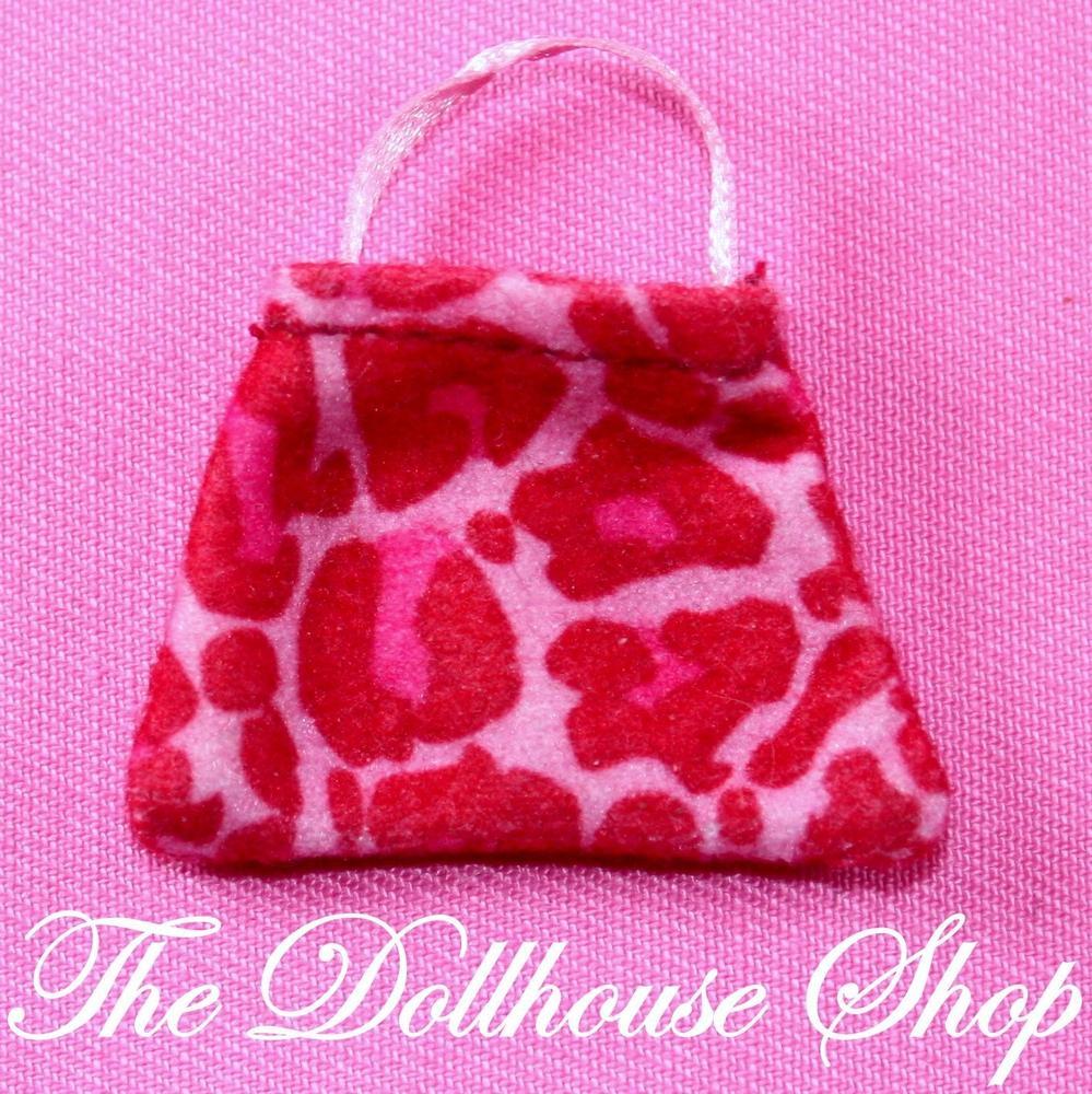 Fisher Price Loving Family Dollhouse Mom Dolls Pink Red Handbag Purse Bag-Toys & Hobbies:Preschool Toys & Pretend Play:Fisher-Price:1963-Now:Dollhouses-Fisher-Price-Bedroom,Doll Dress Ups,Dollhouse,Fisher Price,Kids Bedroom,Loving Family,Parents Bedroom,Soft Furnishings,Used-Fisher Price Loving Family Dollhouse red & pink handbag for dolls. Perfect for Barbie & more. Shop now at The Dollhouse Shop for fun pretend play!-The Dollhouse Shop