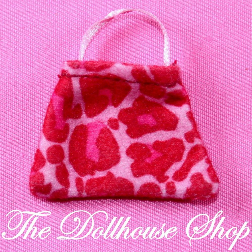 Fisher Price Loving Family Dollhouse Mom Dolls Pink Red Handbag Purse Bag-Toys & Hobbies:Preschool Toys & Pretend Play:Fisher-Price:1963-Now:Dollhouses-Fisher-Price-Doll Dress Ups,Dollhouse,Fisher Price,Kids Bedroom,Loving Family,Parents Bedroom,Used-The Dollhouse Shop