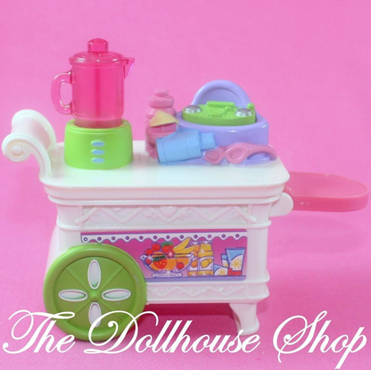 Fisher Price Loving Family Dollhouse Music Sounds Swimming Pool Party Cart-Toys & Hobbies:Preschool Toys & Pretend Play:Fisher-Price:1963-Now:Dollhouses-Fisher-Price-Dollhouse,Fisher Price,Loving Family,Swimming Pool Sets,Used-The Dollhouse Shop