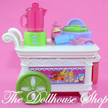 Fisher Price Loving Family Dollhouse Music Sounds Swimming Pool Party Cart-Toys & Hobbies:Preschool Toys & Pretend Play:Fisher-Price:1963-Now:Dollhouses-Fisher-Price-Dollhouse,Fisher Price,Loving Family,Swimming Pool Sets,Used-The Dollhouse Shop