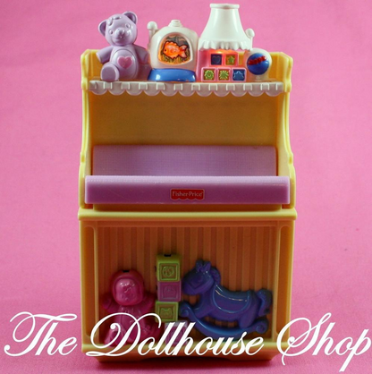 Fisher Price Loving Family Dollhouse Musical Baby Changing table Nursery-Toys & Hobbies:Preschool Toys & Pretend Play:Fisher-Price:1963-Now:Dollhouses-Fisher-Price-Dollhouse,Fisher Price,Kids Bedroom,Loving Family,Nursery Room,Used-The Dollhouse Shop