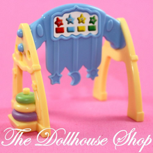 Fisher Price Loving Family Dollhouse Nursery Baby Doll's Blue Yellow Play Gym-Toys & Hobbies:Preschool Toys & Pretend Play:Fisher-Price:1963-Now:Dollhouses-Fisher-Price-Dollhouse,Fisher Price,Loving Family,Nursery Room,Playroom,Used-The Dollhouse Shop