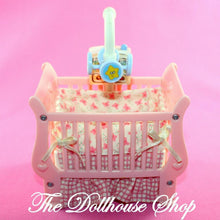 Fisher Price Loving Family Dollhouse Nursery Pink Baby Music lights Crib Cradle-Toys & Hobbies:Preschool Toys & Pretend Play:Fisher-Price:1963-Now:Dollhouses-Fisher-Price-Bedroom,Cribs & Cradles,Dollhouse,Fisher Price,Kids Bedroom,Loving Family,Nursery Room,Sweet sounds,Used-Fisher Price Loving Family Dollhouse pink musical baby crib with lights and sounds. Perfect for doll nurseries! Shop now at The Dollhouse Shop!-The Dollhouse Shop