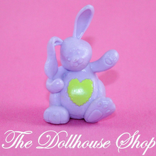 Fisher Price Loving Family Dollhouse Nursery Toy Purple Bunny Green Heart-Toys & Hobbies:Preschool Toys & Pretend Play:Fisher-Price:1963-Now:Dollhouses-Fisher-Price-Animals & Pets,Dollhouse,Dolls,Fisher Price,Loving Family,Purple,Used-The Dollhouse Shop