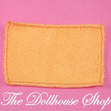 Fisher Price Loving Family Dollhouse Orange Bathroom Doll Bath Towel-Toys & Hobbies:Preschool Toys & Pretend Play:Fisher-Price:1963-Now:Dollhouses-Fisher-Price-Bathroom,Bathroom & Laundry Room,Dollhouse,Fisher Price,Loving Family,orange,Used-Fisher Price Loving Family Dollhouse orange towel for doll's bathroom. Perfect for creative play! Find it now at The Dollhouse Shop for fun!-The Dollhouse Shop