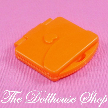 Fisher Price Loving Family Dollhouse Orange Doll Laptop Office Computer notebook-Toys & Hobbies:Preschool Toys & Pretend Play:Fisher-Price:1963-Now:Dollhouses-Fisher-Price-Dollhouse,Fisher Price,Loving Family,Office,orange,Used-The Dollhouse Shop