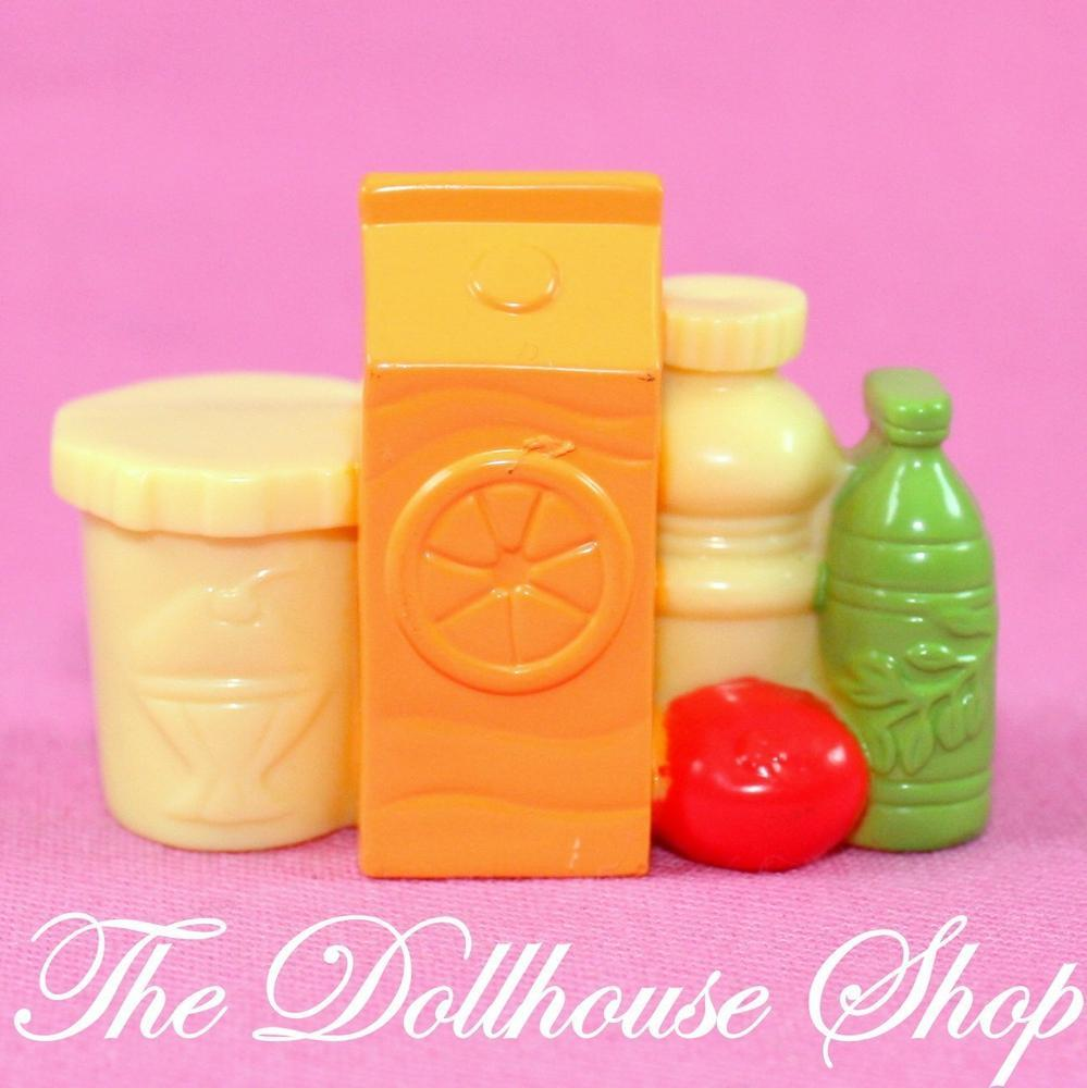 Fisher Price Loving Family Dollhouse Orange Juice Groceries Kitchen Food-Toys & Hobbies:Preschool Toys & Pretend Play:Fisher-Price:1963-Now:Dollhouses-Fisher-Price-Dollhouse,Fisher Price,Food Accessories,Kitchen,Loving Family,Used-The Dollhouse Shop
