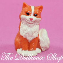 Fisher Price Loving Family Dollhouse Orange Pet Cat Kitten Kitty animal-Toys & Hobbies:Preschool Toys & Pretend Play:Fisher-Price:1963-Now:Dollhouses-Fisher-Price-Animals & Pets,Backyard Fun,Dollhouse,Fisher Price,Loving Family,orange,Used-The Dollhouse Shop