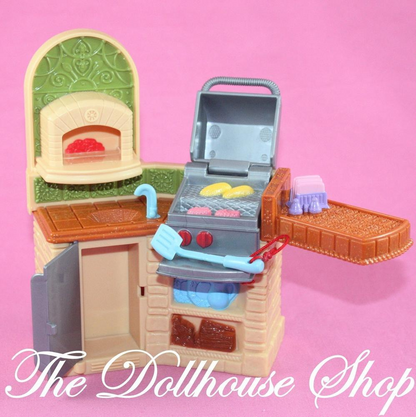 Fisher Price Loving Family Dollhouse Outdoor Doll Barbecue BBQ Grill-Toys & Hobbies:Preschool Toys & Pretend Play:Fisher-Price:1963-Now:Dollhouses-Fisher-Price-Backyard Fun,Dollhouse,Fisher Price,Loving Family,Outdoor Furniture,Used-The Dollhouse Shop