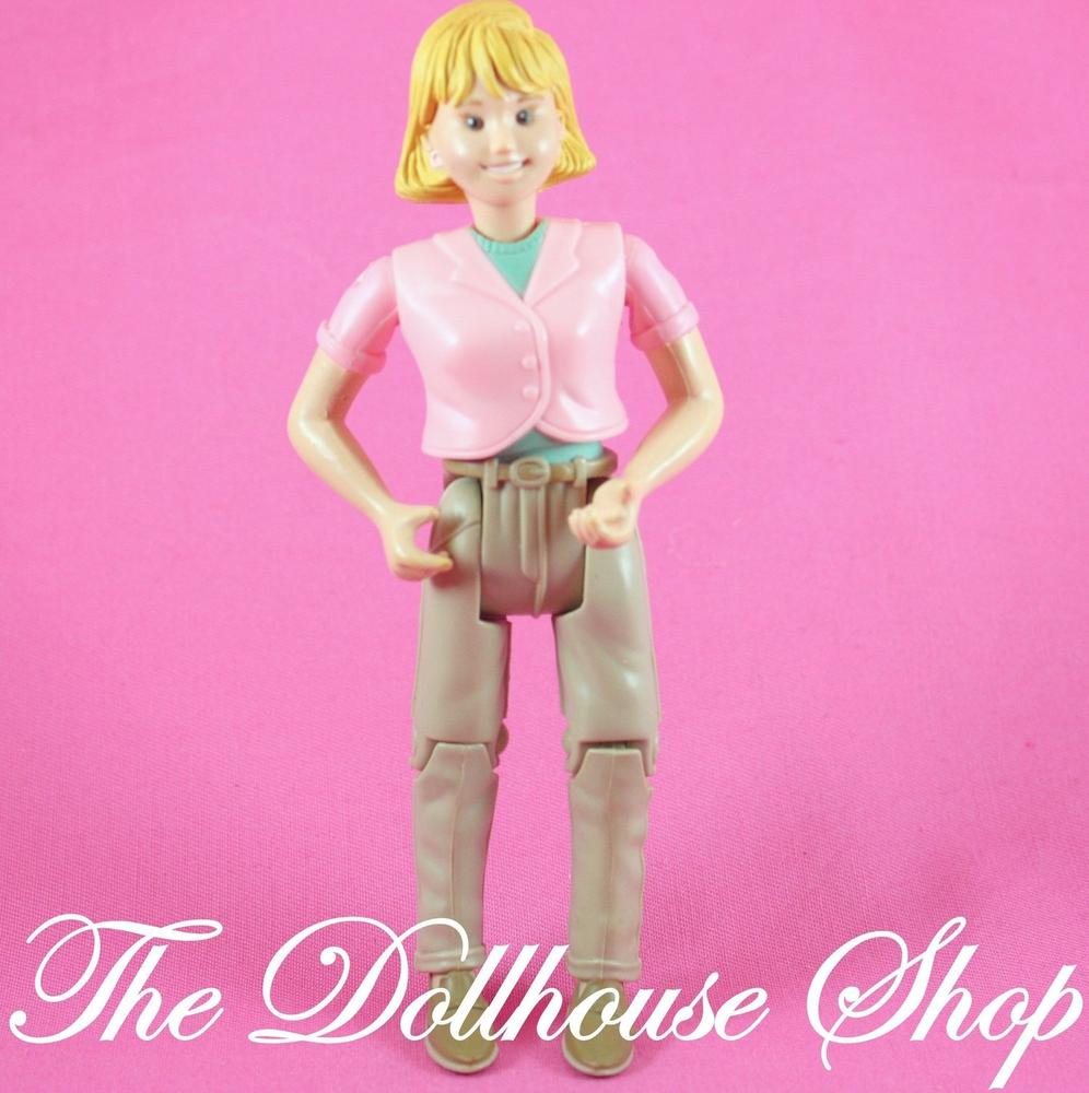 Fisher Price Loving Family Dollhouse People Blonde Mom Mother Doll-Toys & Hobbies:Preschool Toys & Pretend Play:Fisher-Price:1963-Now:Dollhouses-Fisher-Price-Blonde Hair,Dollhouse,Dolls,Fisher Price,Loving Family,Mother,Pink,Used-The Dollhouse Shop