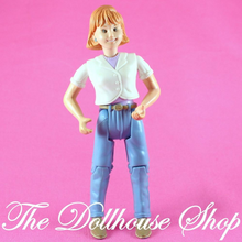 Fisher Price Loving Family Dollhouse People Mom Mother Doll White Shirt-Toys & Hobbies:Preschool Toys & Pretend Play:Fisher-Price:1963-Now:Dollhouses-Fisher-Price-Dollhouse,Dolls,Fisher Price,Loving Family,Mother,Twin Time,Used-The Dollhouse Shop