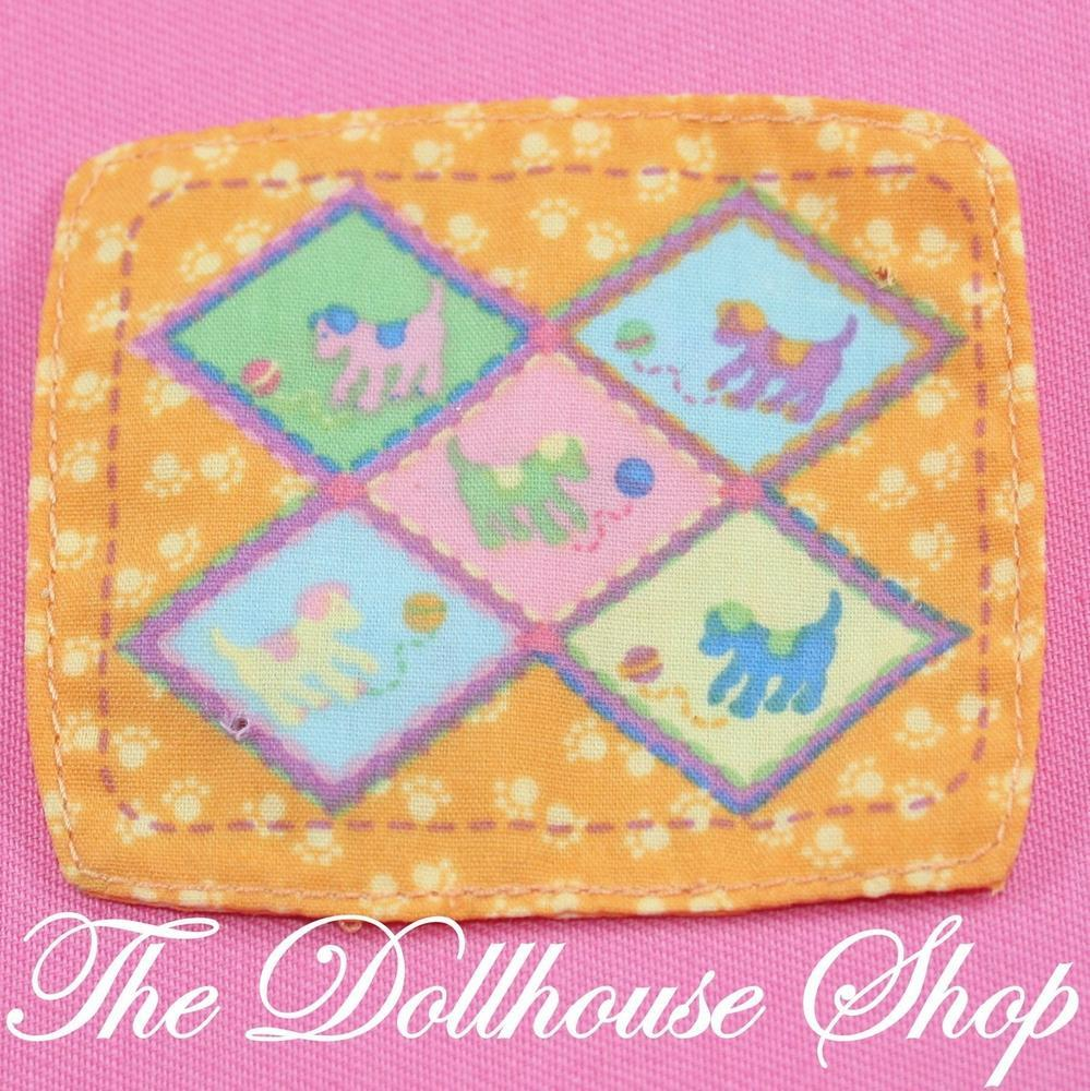 Fisher Price Loving Family Dollhouse Pet Dog Cat Kennel Blanket Bed-Toys & Hobbies:Preschool Toys & Pretend Play:Fisher-Price:1963-Now:Dollhouses-Fisher-Price-Animal & Pet Accessories,Blankets & Rugs,Dollhouse,Fisher Price,Loving Family,New-The Dollhouse Shop