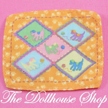 Fisher Price Loving Family Dollhouse Pet Dog Cat Kennel Blanket Bed-Toys & Hobbies:Preschool Toys & Pretend Play:Fisher-Price:1963-Now:Dollhouses-Fisher-Price-Animal & Pet Accessories,Blankets & Rugs,Dollhouse,Fisher Price,Loving Family,New-The Dollhouse Shop