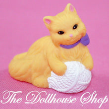 Fisher Price Loving Family Dollhouse Pet Kitten Kitty Cat w/ Yarn String-Toys & Hobbies:Preschool Toys & Pretend Play:Fisher-Price:1963-Now:Dollhouses-Fisher-Price-Animals & Pets,Backyard Fun,Dollhouse,Fisher Price,Grand Mansion,Loving Family,orange,Used,Yellow-Fisher Price Loving Family Dollhouse Pet Kitty Cat with yarn string, perfect for dollhouse fun! Find it now at The Dollhouse Shop, your dollhouse expert!-The Dollhouse Shop