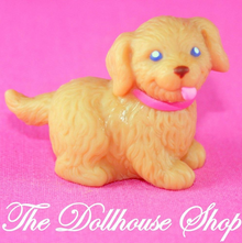Fisher Price Loving Family Dollhouse Pet Tan Puppy Dog Doggy animal-Toys & Hobbies:Preschool Toys & Pretend Play:Fisher-Price:1963-Now:Dollhouses-Fisher-Price-Animals & Pets,Dollhouse,Fisher Price,Loving Family,Used-The Dollhouse Shop