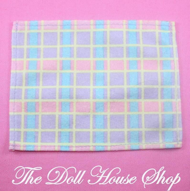 Fisher Price Loving Family Dollhouse Picnic Blanket Floor Rug Pink Blue-Toys & Hobbies:Preschool Toys & Pretend Play:Fisher-Price:1963-Now:Dollhouses-Fisher-Price-Backyard Fun,Beach and Boat Sets,Blankets & Rugs,Dollhouse,Fisher Price,Loving Family,Soft Furnishings,Used-Fisher Price Loving Family Dollhouse Picnic Blanket or Floor Rug in pink and blue. Perfect for playtime fun! Find it now at The Dollhouse Shop!-The Dollhouse Shop