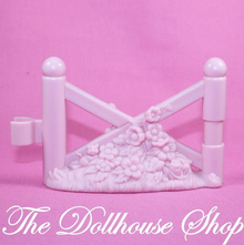 Fisher Price Loving Family Dollhouse Pink Fence Piece Horse Friendship Pony Stable-Toys & Hobbies:Preschool Toys & Pretend Play:Fisher-Price:1963-Now:Dollhouses-Fisher Price-Dollhouse,Fisher Price,Horses & Stables,Loving Family,Pink,Sweet Expressions Stable,Used-The Dollhouse Shop