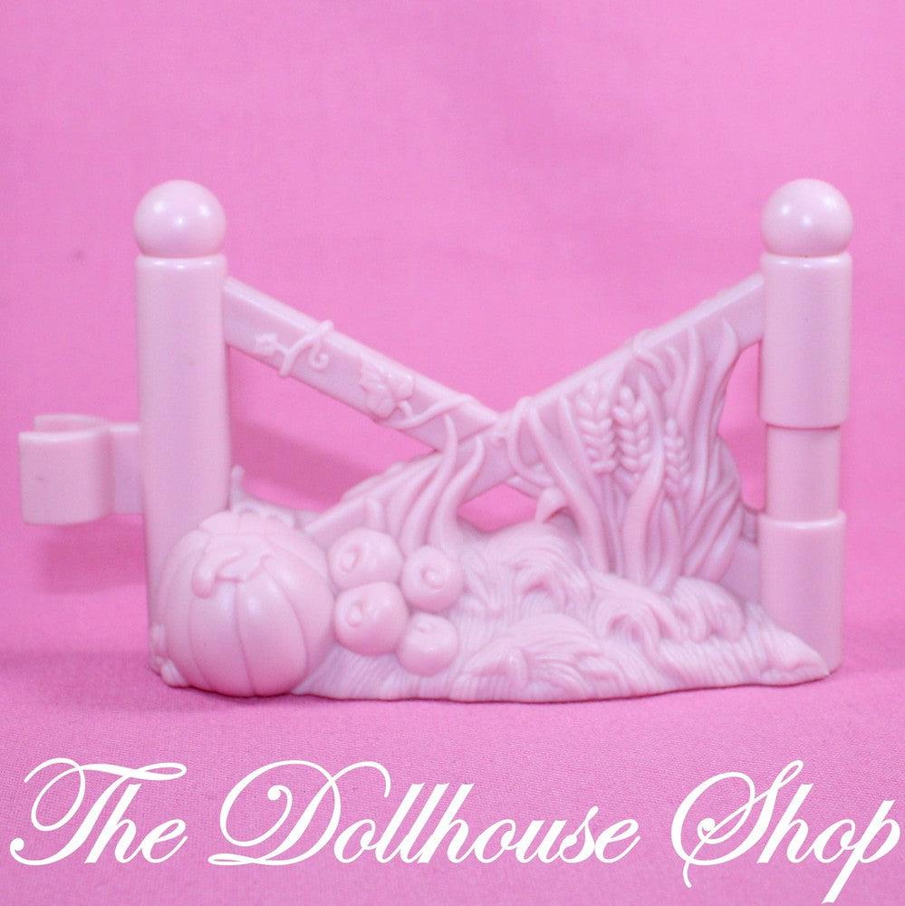 Fisher Price Loving Family Dollhouse Pink Fence Piece Horse Friendship Pony Stable-Toys & Hobbies:Preschool Toys & Pretend Play:Fisher-Price:1963-Now:Dollhouses-Fisher-Price-Dollhouse,Fisher Price,Horses & Stables,Loving Family,Pink,Sweet Expressions Stable,Used-Fisher Price Loving Family Dollhouse pink pony stable fence with pumpkin and veggies. Perfect for pretend play! Shop now at The Dollhouse Shop!-The Dollhouse Shop