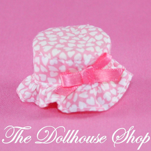 Fisher Price Loving Family Dollhouse Pink Ottoman Sofa Stool Living Room-Toys & Hobbies:Preschool Toys & Pretend Play:Fisher-Price:1963-Now:Dollhouses-Fisher-Price-Dollhouse,Fisher Price,Living Room,Loving Family,Used-The Dollhouse Shop