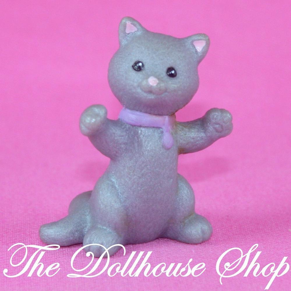 Fisher Price Loving Family Dollhouse Playful Gray Pet Kitten Cat Kitty Animal-Toys & Hobbies:Preschool Toys & Pretend Play:Fisher-Price:1963-Now:Dollhouses-Fisher-Price-Animals & Pets,Backyard Fun,Dollhouse,Fisher Price,Gray,Loving Family,Used-Playful gray kitty for Fisher Price Loving Family Dollhouse! Perfect for pretend play. Find this cute pet at The Dollhouse Shop today!-The Dollhouse Shop